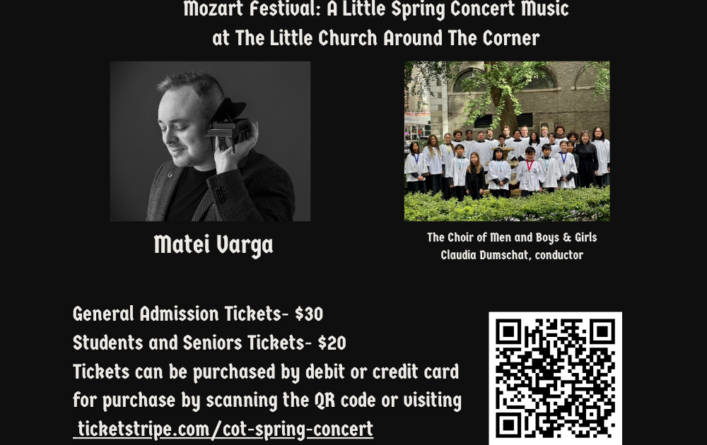 A Little Spring Concert Music at The Little Church Around The Corner