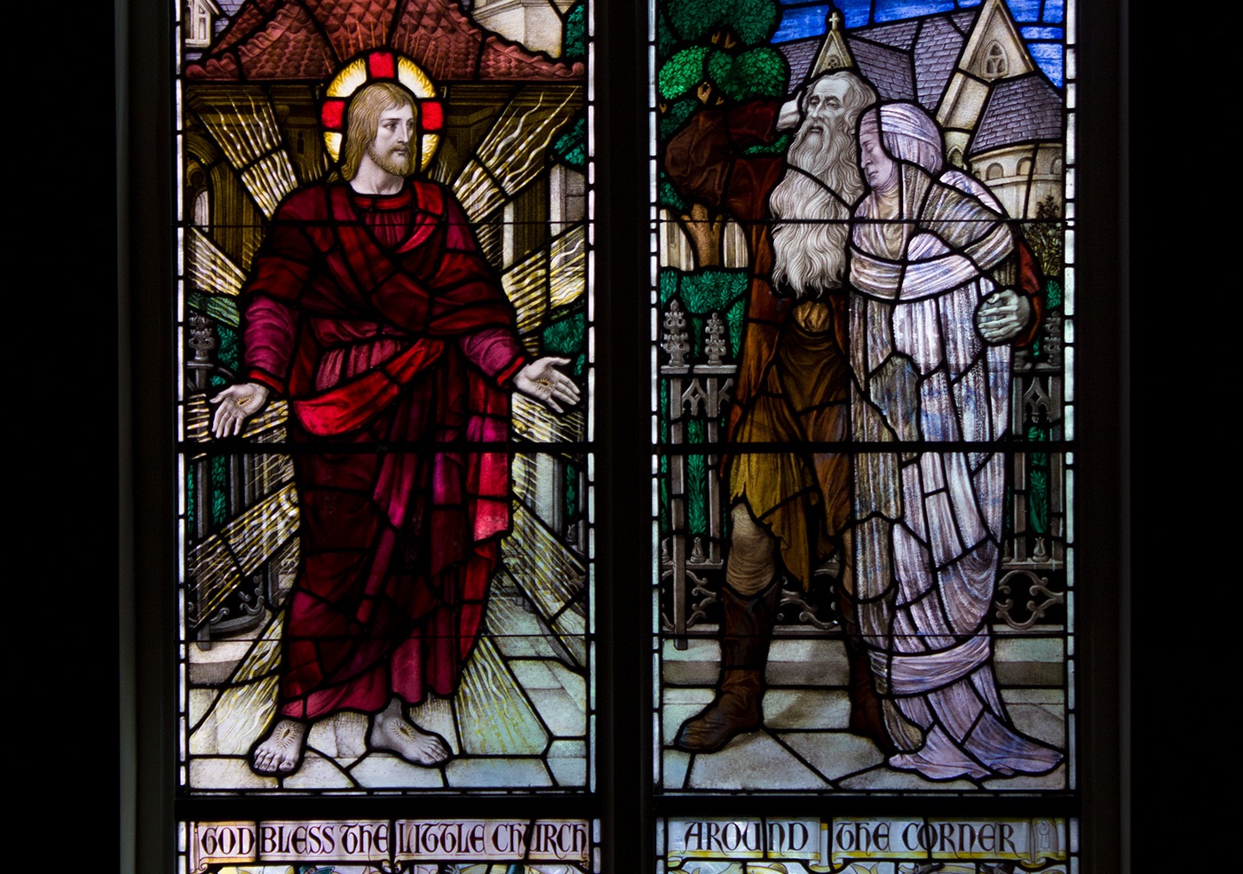 The Joseph Jefferson Window at The Church of the Transfiguration